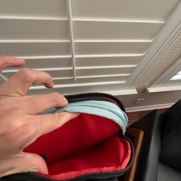 Kate Spade Vibrant Red and Gray Backpack - Picture 7 of 13